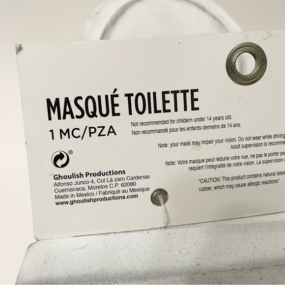 Dark Side Toilet Mask Halloween Costume - Picture 12 of 16